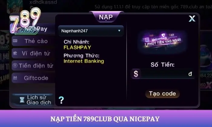 nạp tiền 789Club