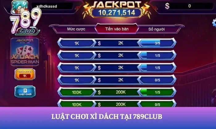 Xì Dách 789Club Xì Dách 789Club