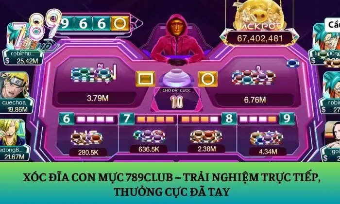 xóc đĩa con mực 789Club
